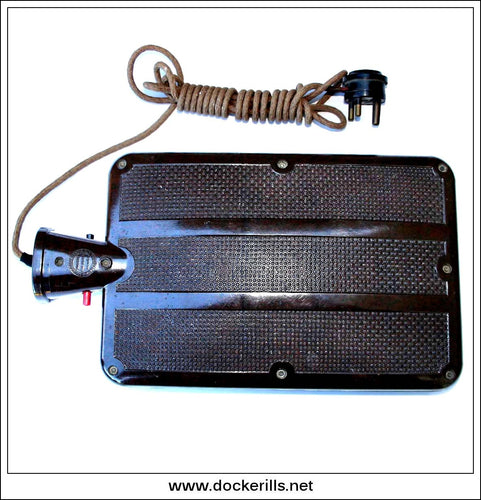 Vintage Rothermal Bakelite Hot Water Bottle Shaped Electric Bed Warmer.