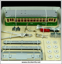 Enoden Tram. Vintage Tin Plate Kit of Parts, Sanko / Sankou, Japan 3.