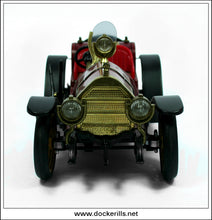 Schuco Oldtimer Car, Mercer Type 35J / 1913. Vintage Tin Plate Clockwork Toy, Germany 3.