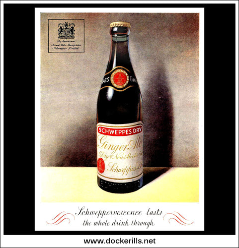 Schweppes Ginger Ale. Original Vintage Advert From March 17th, 1948.