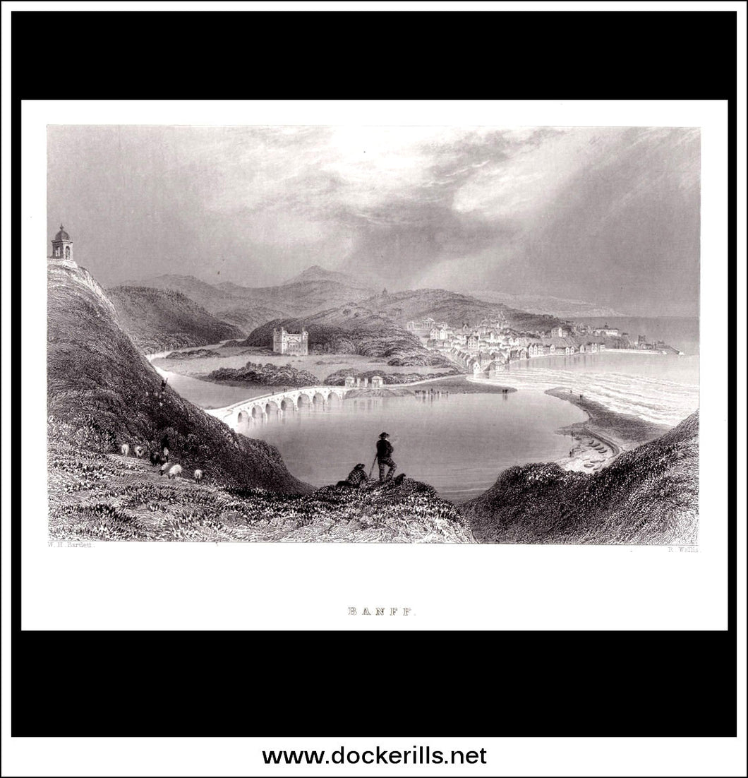 Antique Print, A View of 
