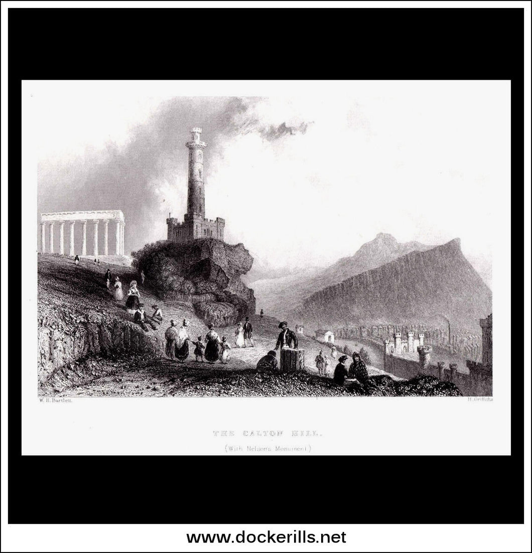 Antique Print. A View Of 