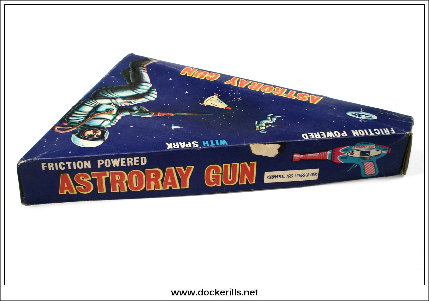 Astroray Gun. Vintage Tin Plate Toy Space Ray Gun, Shudo, Japan 