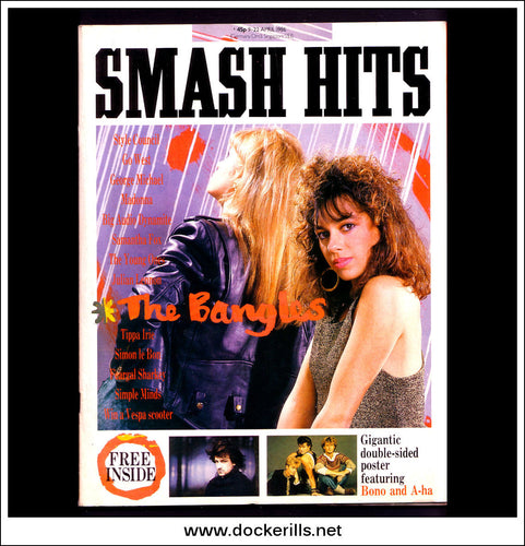 Smash Hits Magazine, April 9 - 22, 1986. Vol. 8, No. 8.