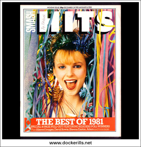 Smash Hits Magazine, December 24-January 6, 1982. Vol. 3, No. 26.
