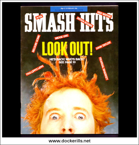 Smash Hits Magazine, February 12 - 25, 1986. Vol. 8, No. 4.