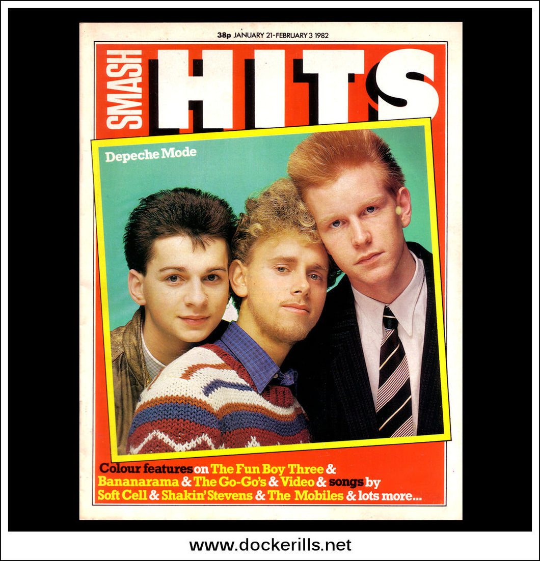Smash Hits Magazine, January 7-February 3, 1982. Vol. 4, No. 2.