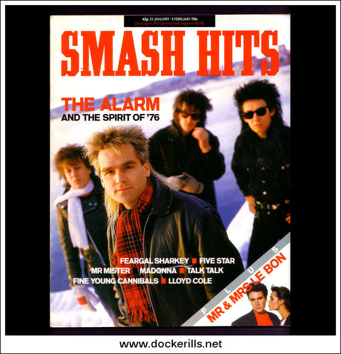 Smash Hits Magazine, January 29 - February 11, 1986. Vol. 8, No. 3.
