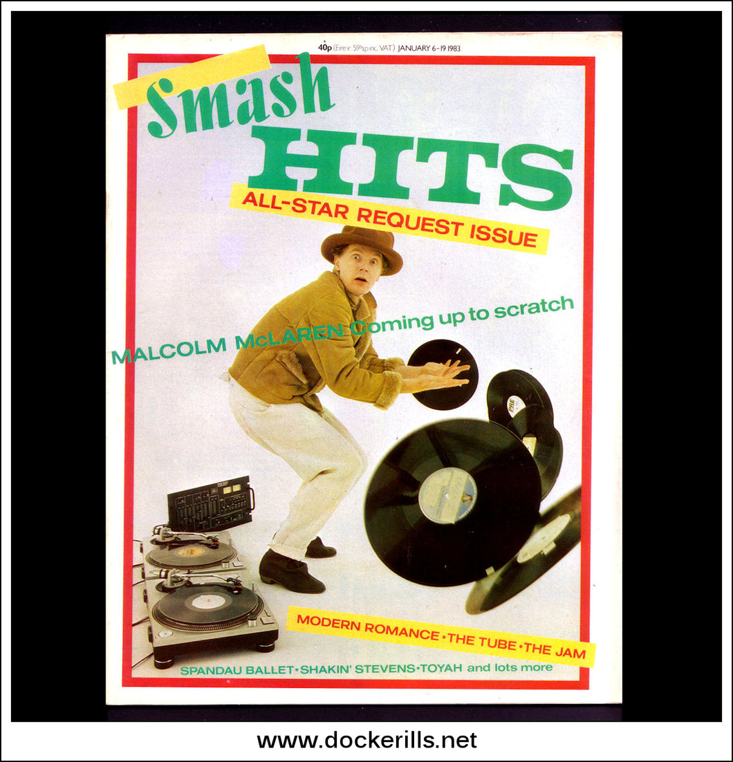 Smash Hits Magazine, January 6 - 19, 1983. Vol. 5, No. 1.