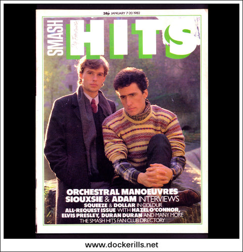 Smash Hits Magazine, January 7-20, 1982. Vol. 4, No. 1.