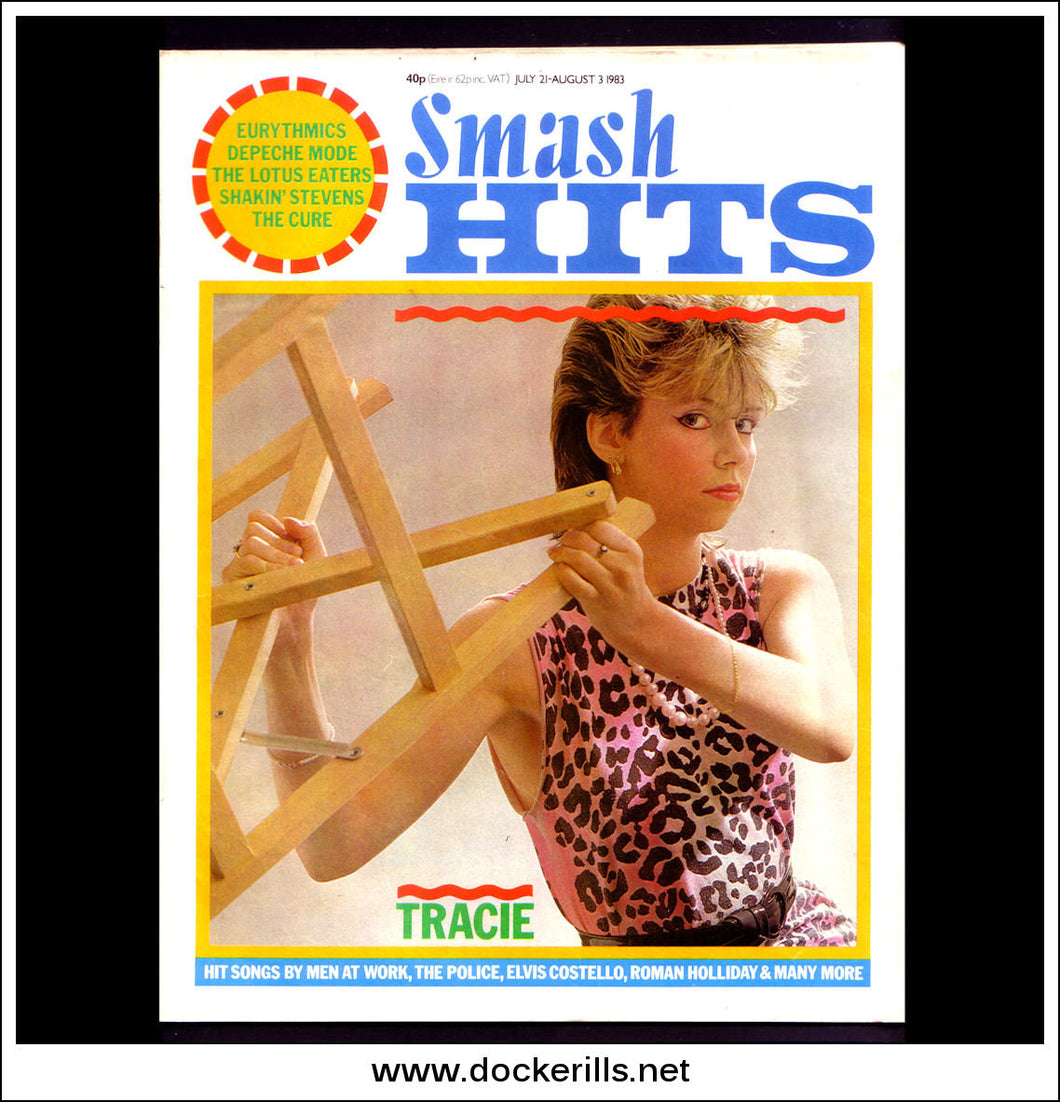 Smash Hits Magazine, July 21 - August 3, 1983. Vol. 5, No. 15.