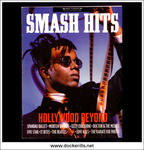 Smash Hits Magazine, July 30 - August 12, 1986. Vol. 8, No. 16.