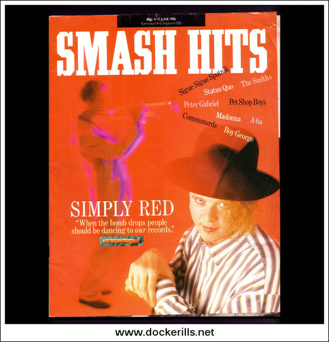 Smash Hits Magazine, June 4 - 17, 1986. Vol. 8, No. 12.