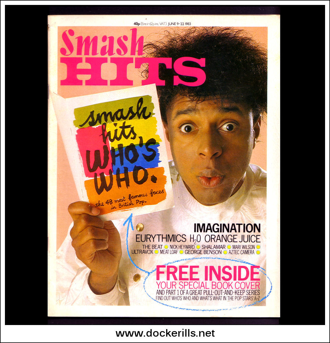 Smash Hits Magazine, June 9 - 22, 1983. Vol. 5, No. 12. – Dockerills