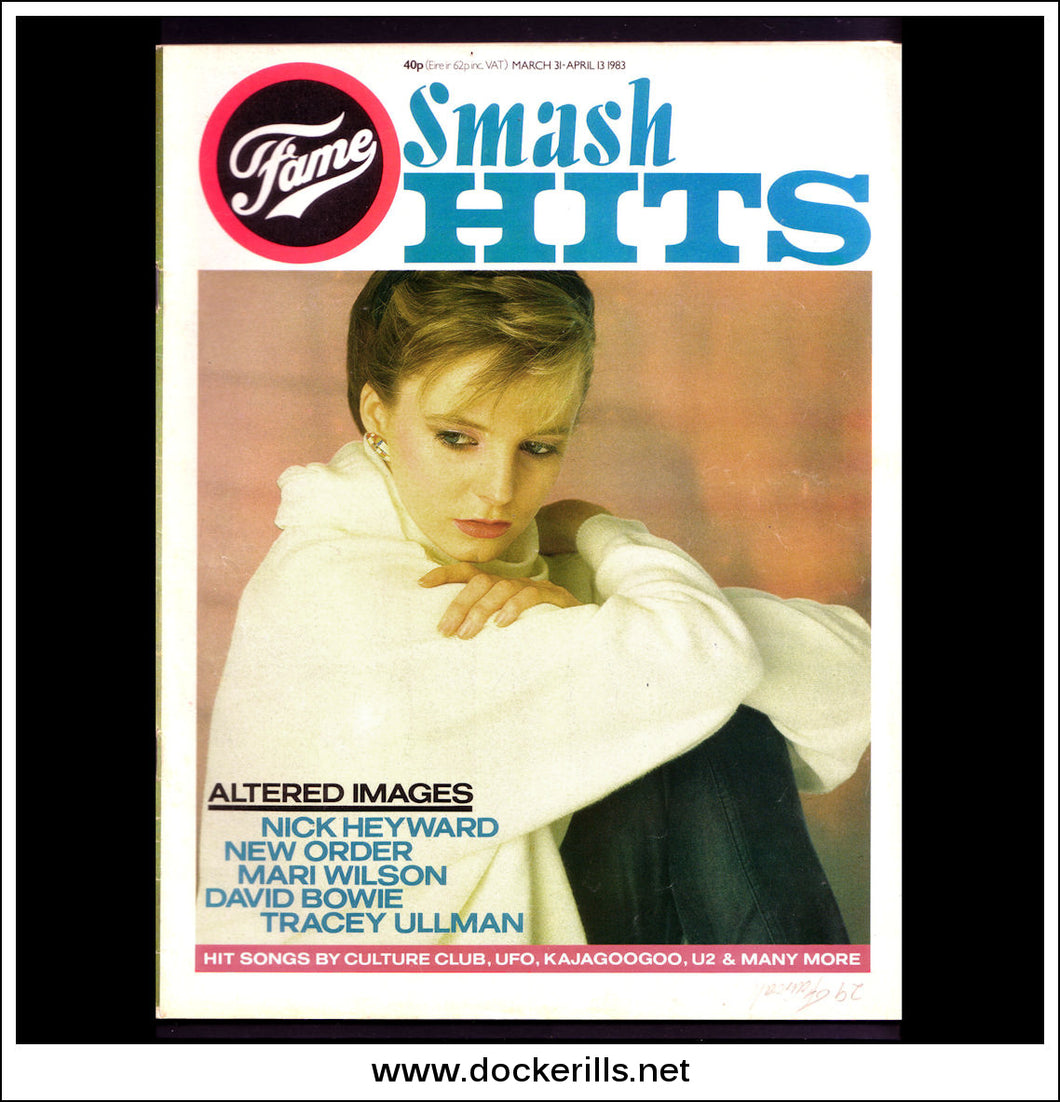 Smash Hits Magazine, March 31- April 13, 1983. Vol. 5, No. 7.