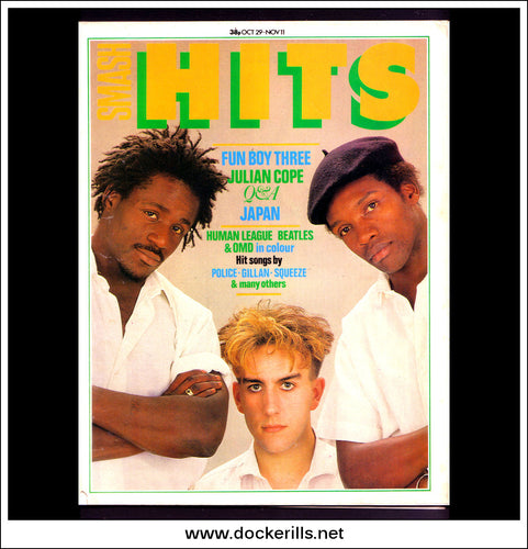 Smash Hits Magazine, October 29, 1981. Vol. 3, No. 22