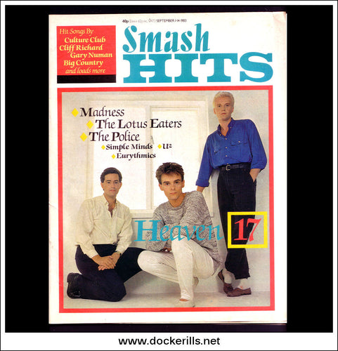 Smash Hits Magazine, September 1 - 14, 1983. Vol. 5, No. 18.