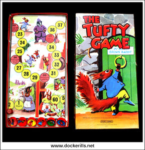 The Tufty Game, Spear's Games / J.W. Spear & Sons Ltd. Vintage Board Game.