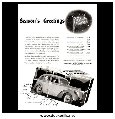 Flying Standards, Nine, Ten, Twelve Fourteen & Twenty. Original Vintage Advert From November 20th, 1936.