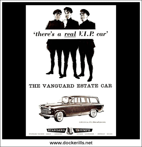 Standard Vanguard Estate Car. Original Vintage Advert From August 20th, 1960.