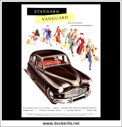Standard Vanguard. Original Vintage Advert From November 17th, 1949.