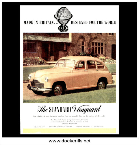 Standard Vanguard. Original Vintage Advert From March 2nd, 1949.