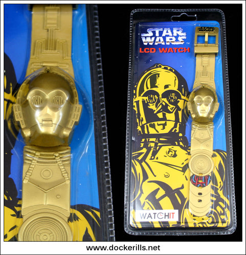 Vintage Star Wars C3PO Watch.