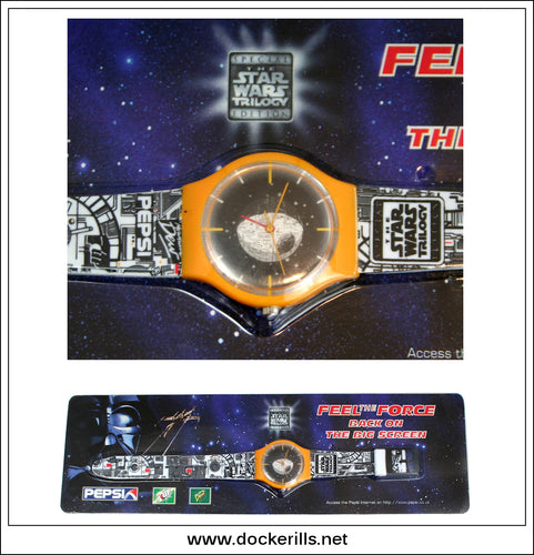 Vintage Star Wars Trilogy Pepsi Mail Away Watch, 1996.