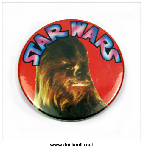 Vintage Star Wars Chewbacca Badge 1977.