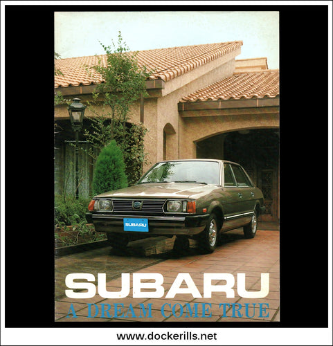 Buy Subaru, A Dream Come True, Sales Brochure For 1980. Subaru Series 2.