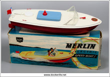 Hawk Speed Boat, Sutcliffe Pressings Ltd., England. Battery Operated Toy Boat 2.