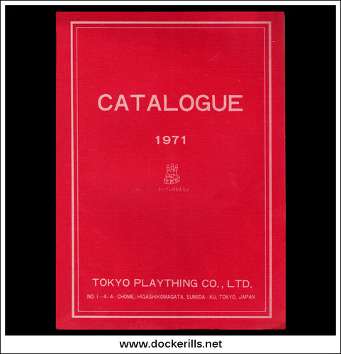T.P.S. / Tokyo Plaything Co. Ltd. Catalogue, Japan, 1971 . Novelty Tin Plate Toys.