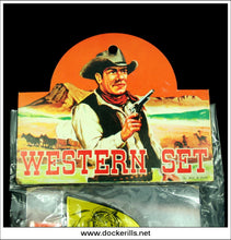 Western Gun / Western Set. Vintage Tin Plate Pop Gun, TSS, Japan 3