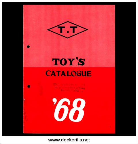 Original Vintage Catalogue / Brochure for Takatoku, Japan, 1968. Novelty Tin Plate Toys.