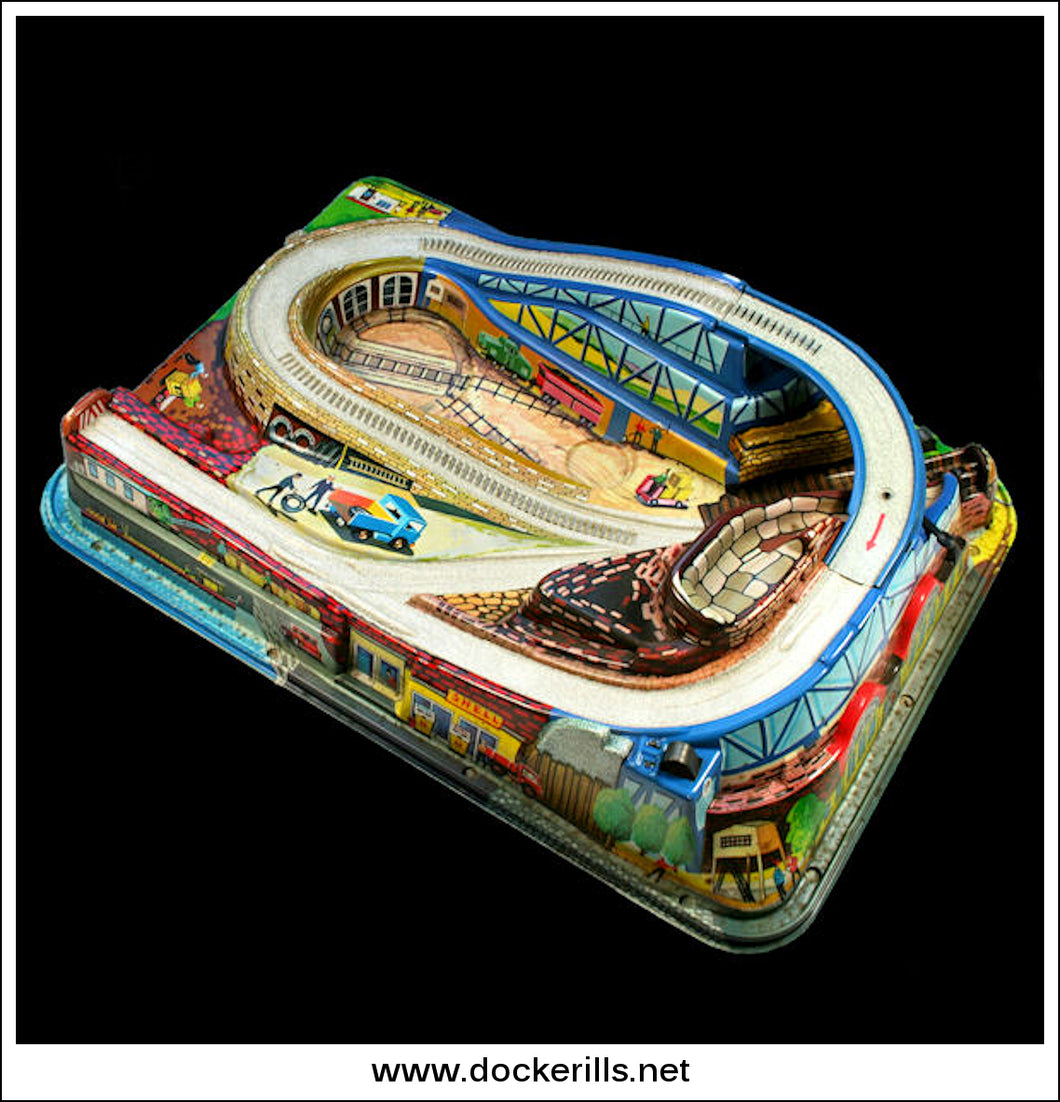 Industrial Transport No. 322. Technofix, West Germany. TIN TOY SPARE PART Base.