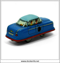 Highway Viaduct No. 298. Technofix, West Germany. TIN TOY SPARE PART Blue Clockwork Car 2.