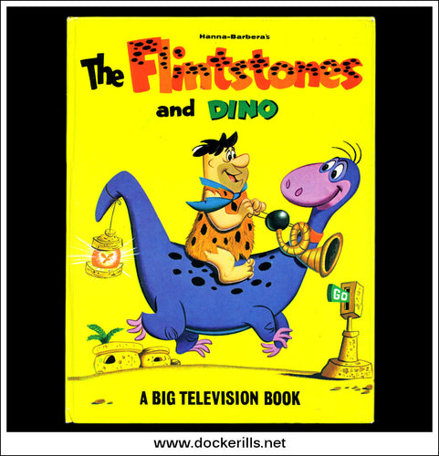 The Flintstones And Dino. A Big Television Book, 1972. Hanna-Barbera.