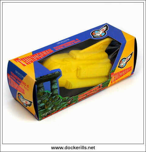 Vintage Thunderbird 4 Novelty Toy Shampoo Bottle, 1993. Boxed. Gerry Anderson.