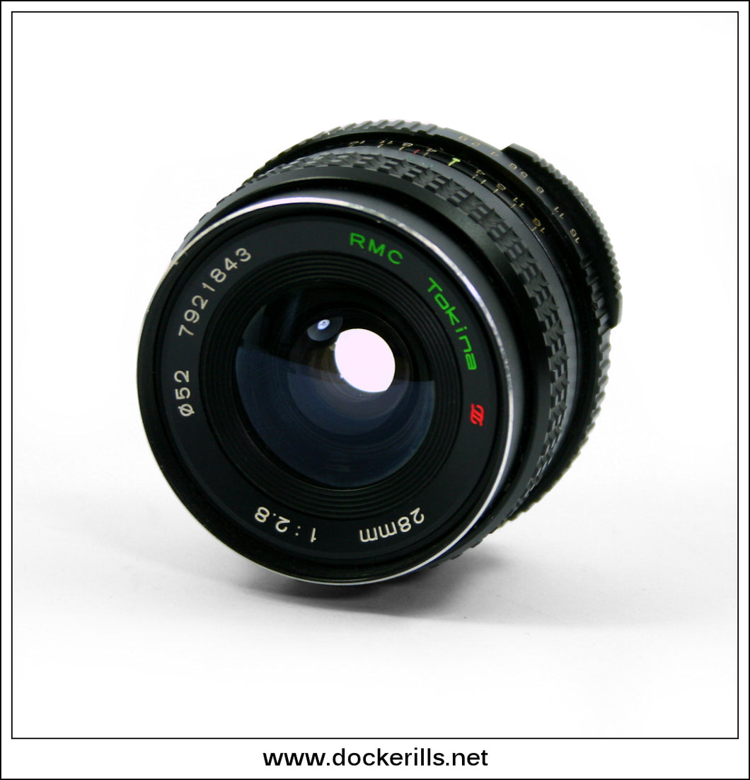 RMC Tokina 28mm 1:2.8 Lens M42 Thread.