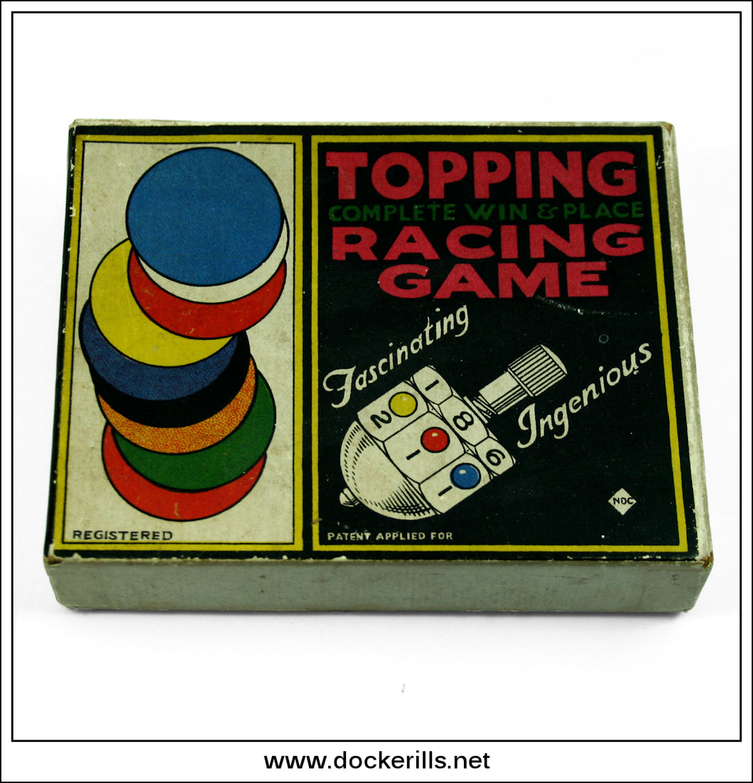 Vintage Topping Complete Win & Place Racing Game 1.