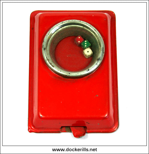 Toto Dicer. Vintage Dice Thrower Gadget.