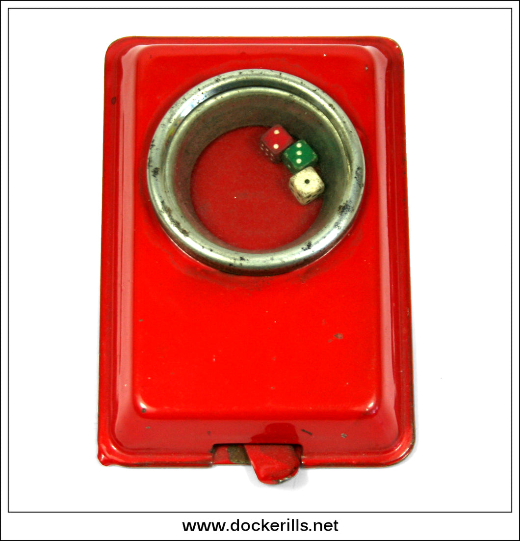 Toto Dicer. Vintage Dice Thrower Gadget.