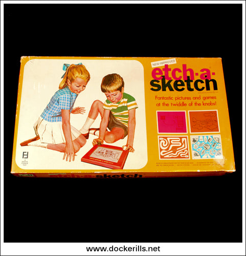Etch-A-Sketch. New Improved, Denys Fisher 1.