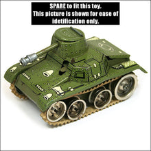 Sparking Tank, Gama, West Germany. TIN TOY SPARE PART - Turret.
