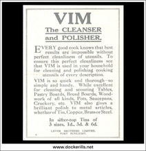 Victorian Trade Card - Vim - "My Vimmy" B.
