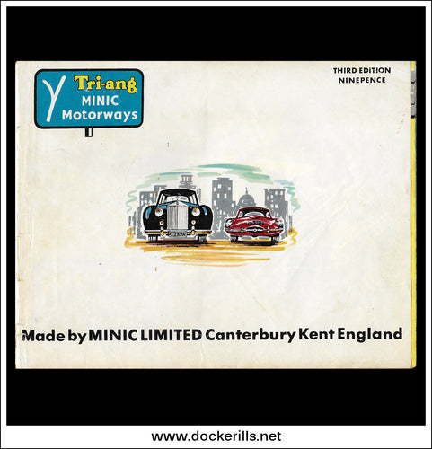 Original Vintage Sales Catalogue / Brochure for Tri-ang Minic Motorways, England. Third Edition, 1963.