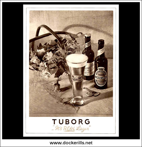 Tuborg Lager. Original Vintage Advert From June 26th, 1935.