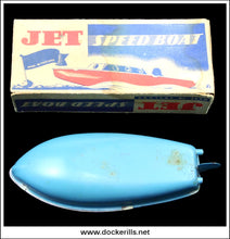 Jet Speed Boat, Vintage Pop Pop Boat, Unknown Maker, Great Britain - bottom surface.