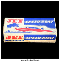 Jet Speed Boat, Vintage Pop Pop Boat, Unknown Maker, Great Britain - box 2.