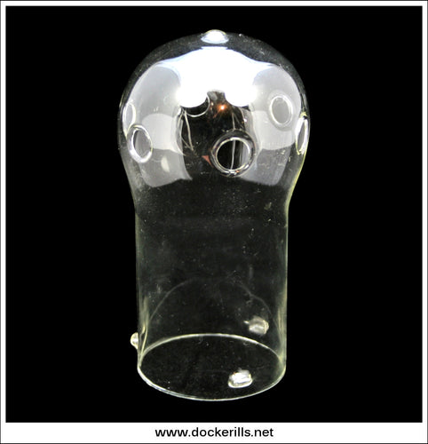 Unknown Gas Lamp Chimney - 2 1/8 inch fitting.